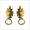 Brass Ganesha Ganesh Ganpati Elephant Door Knocker for Home Decor